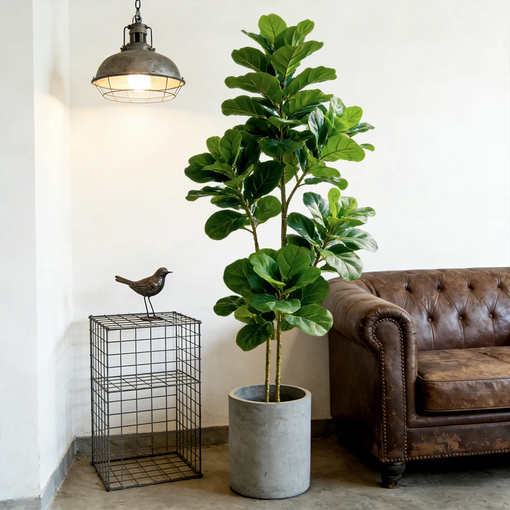 Árbol artificial de figo de 64 - Ficus Lyrata Tree reseña y precio