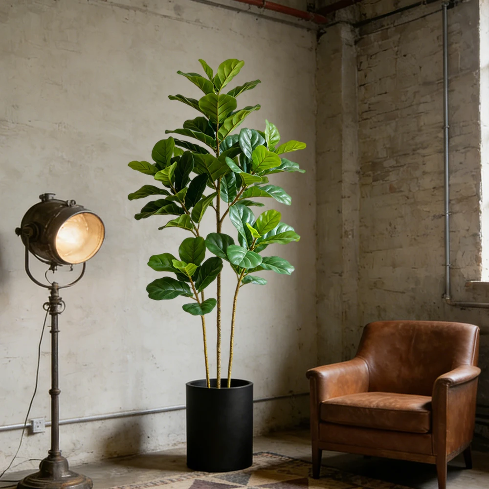 Árbol artificial de figo de 64 - Ficus Lyrata Tree reseña y precio