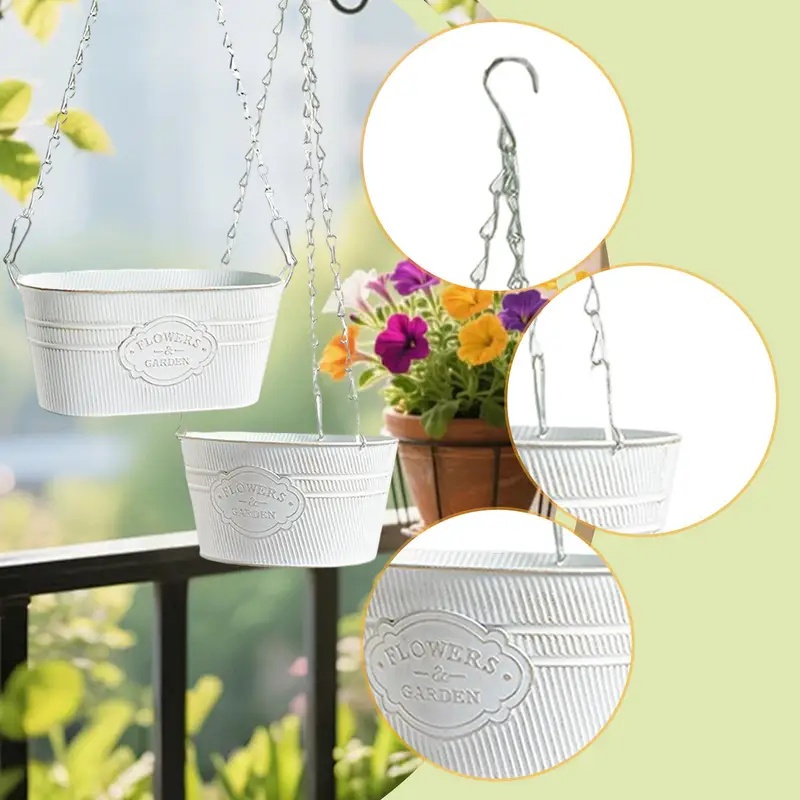 Macetas colgantes de hierro fo - Spider Plant Hanging reseña y precio