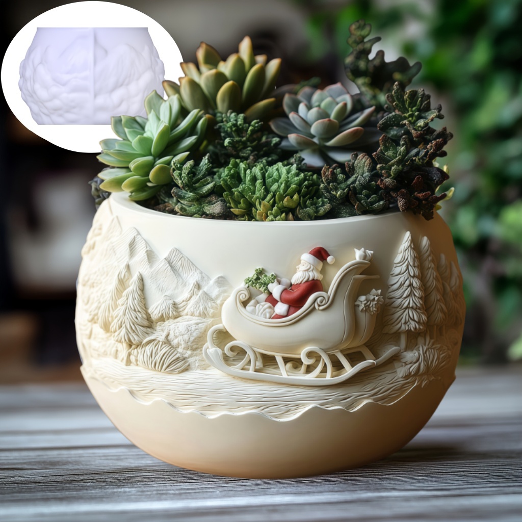 Trineo de cedro, vela en relie - Echeveria Succulent reseña y precio
